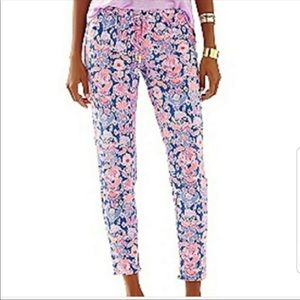 Lily Pulitzer Lola knit pants Iris blue